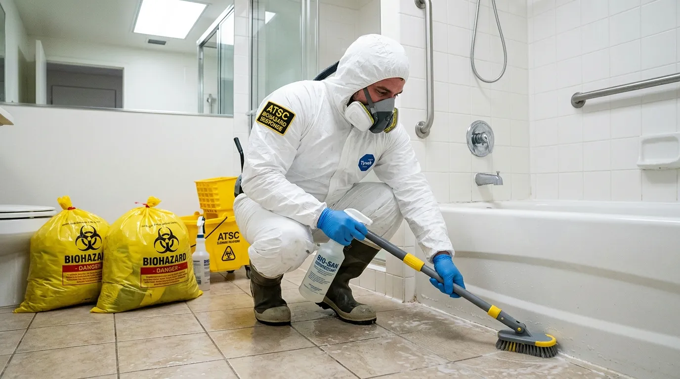 Decontamination equipment deployed for Blood Cleanup in Highland Park